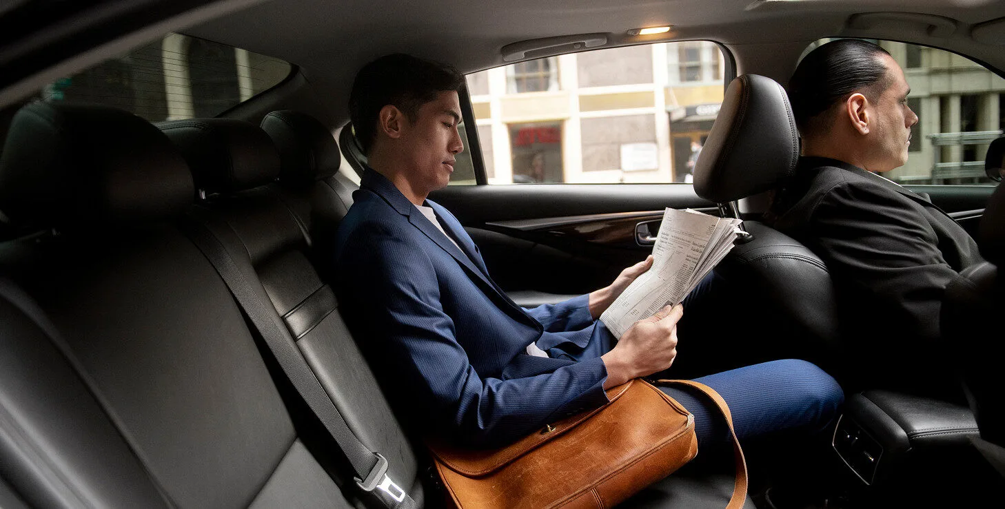 WhiskMe chauffeur preparing for airport transfer pickup in Louisville Kentucky