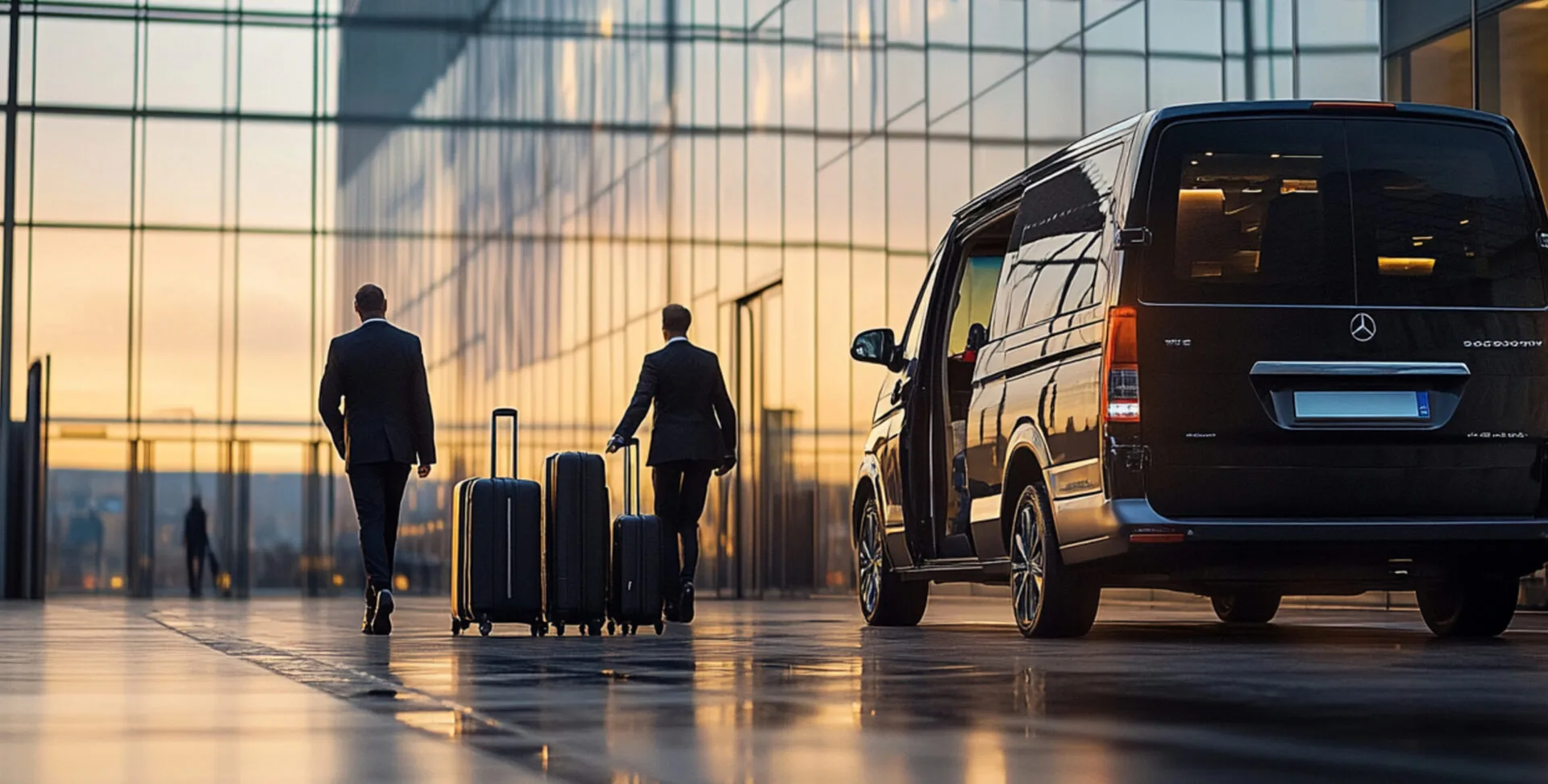 WhiskMe airport transfer vehicle